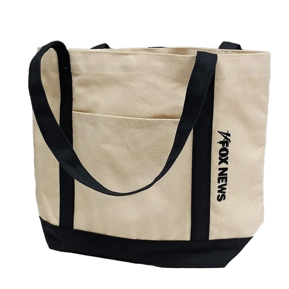 Fox News Canvas Tote Bag, 12” x 15”